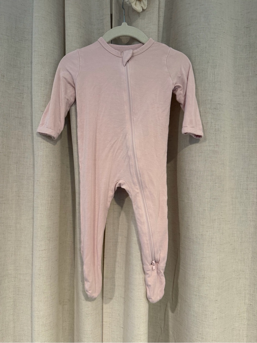 Kyte Baby Soft Pink Footed One-Piece Pajamas 3-6M Bamboo Rayon